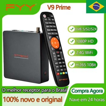 Karšto GTmedia V9 Premjero Palydovinės TV Imtuvas Pastatytas 2.4 G WiFi Full HD 1080P Receptorių DVB-S/S2/S2X Dekoderis, Set Top Box, Už Brasil