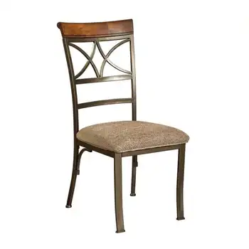 Kėdė, 2, Šepečiu Dirbtiniais Laikmenoje su Matiniu Alavo ir žalvario Metalo