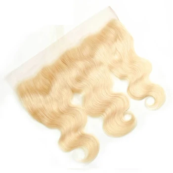 Kūno Banga Žmogaus Plaukų 13x4 Priekinės 613 Blond Nėrinių Priekinės Tik Peru Remy Spalvos Žmogaus Plaukų Uždarymo Moterims