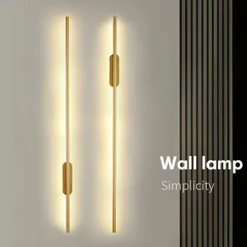 LED Sienos Lempos Paprastos Namų Puošybai Apšvietimas, Modernios Patalpų Ilgio Sienos Šviesos Kambarį Laiptai, Miegamojo Lovos Meno Lempos