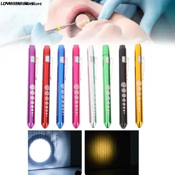 LED Žibintuvėlis Darbą Šviesos Pirmosios Pagalbos Pen Šviesos Žibinto Lempa Mokinių Matuoklis Matavimo Nešiojamų Medicinos Pen šviesos 1PC