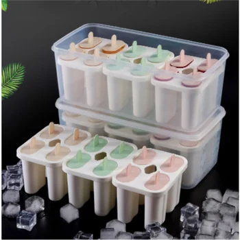 Ledo Pelėsių Popsicle Ledų Pelėsių Namų Virtuvė Įtaisą Popsicle Ledų Dėžutė Su Dangčiu Uždaromos Namų Greitai-šaldiklis