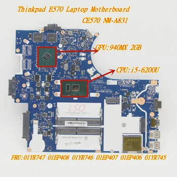 Lenovo Thinkpad E570 E570C Nešiojamas Nepriklausoma Grafikos Plokštę i5-6200U 01YR747 01EP408 01YR746 01EP407 01EP406 01YR745