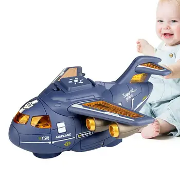 Lėktuvo Transporto Žaislas Vaikams, Skrydžio Transportas Žaislai Berniukas Žaislai, Vaikiška Lėktuvnešis Žaislas Lėktuvas Su Šviesos Skamba