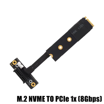 M. 2 NVME Raktas-M PCIe X1 X4 X16 mPCIe SFF-8639 NVMe Pcie3.0 prailginimo Laido Ilgis Individualų 3 / 5 /10 /15 /20 /30 /50 / 100cm