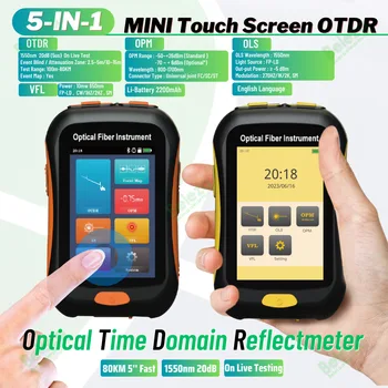 Mini OTDR NK2800 Active Fiber 1550nm Optinio Pluošto Reflectometer VFL AMINOETANOLIAI OPM Renginio žemėlapį 20dB už 80Km Pluošto Kabelis, Ethernet Testeris