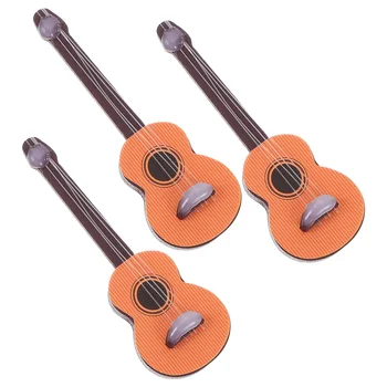 Miniatiūriniai Muzikos Instrumentai Apsimesti Žaisti Gitara Medienos Dekoro Pasaulių Mažiausio Smuikas Keychain