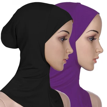 Moteris Musulmonų Underscarf Galvos Apdangalą Musulmonų Skarelė Vidinis Hijab Kepurės Islamo Underscarf Ninja Hijab Šalikas Skrybėlę Bžūp Kaulų Variklio Dangčio