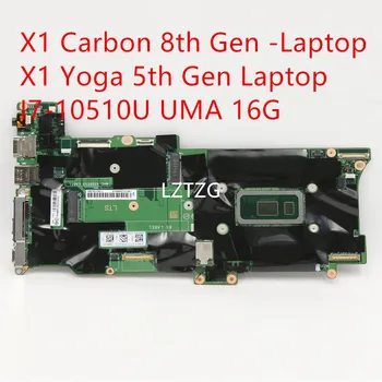 Motininė plokštė Lenovo ThinkPad X1 Carbon 8 Gen - /X1 Jogos 5th Gen Nešiojamas Mainboard I7-10510U UMA 16G 5B20Z25543 5B21C69252