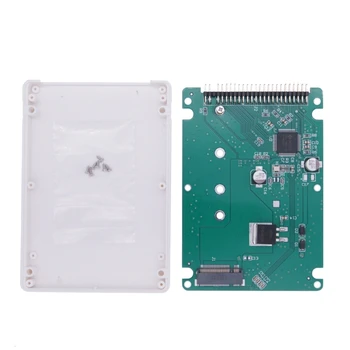 MSATA SSD 2,5 44PIN IDE HDD Aukštos Kokybės Adapteris Keitiklis Kortelė, Dėžutė LX9A