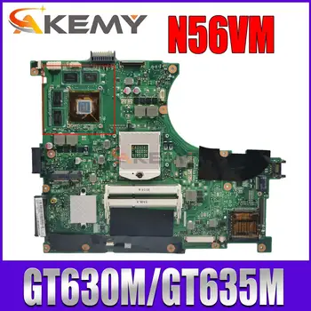 N56VM Nešiojamojo kompiuterio motininė Plokštė, Skirta ASUS N56VJ N56V N56VV N56VZ N56VB REV 2.0 2.3 Sąsiuvinis Mainboard GT630M/GT635M/2GB 100% Darbas