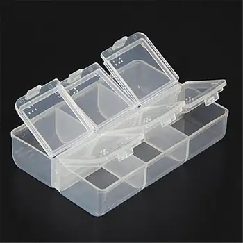 Namų Plastiko Atveju Saugojimo Medicina Turėtojas Tablet Konteinerių Tablečių Dėžutes 6 diena