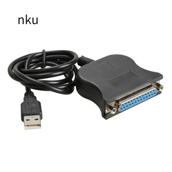 Naujas USB A 1.1-DB25 Female Uosto Spausdinti Keitiklio Kabelį, LPT, USB, Adapteris LPT IEEE 1284 Lygiagrečiai Kabelis, LPT 25Pin su USB Kabeliu
