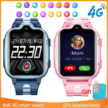 Nauji Kids, Smart Žiūrėti Vaizdo Ryšio SIM GPS Tracker SOS Garso Stebėti, Apyrankė atspari Vandeniui Baby Vaikų Mergaitė Smartwatch Už Xiaomi