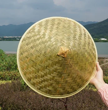 Ne didesnis kaip 36 cm Bambuko Saulės Skrybėlę-10 vienetų