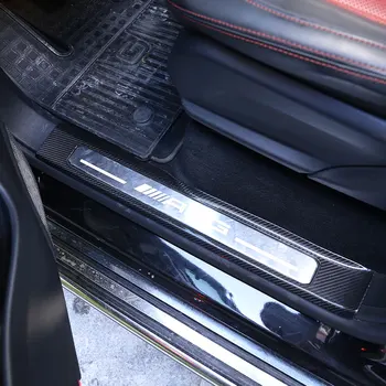 Nekilnojamojo Anglies Pluošto Automobilio Viduje Už Durų Slenksčio Apsaugoti Plokštė padengti Apdaila, Automobilių Reikmenys Mercedes Benz G Klasės W463 2019-2022