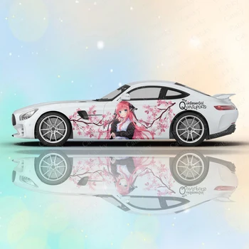 Nino Nakano Anime 5-toubun no Hanayome Automobilių Kėbulo Lipdukų Anime Itasha Automobilio Pusėje Lipdukas Lipdukas Automobilių Kėbulo Automobilių Lipdukai Lipdukas