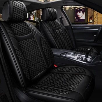 Oda+Linų 5-Sėdynės SUV Automobilių Sėdynių užvalkalai, Pilnas Komplektas Pagalvėlė Raštas Reikmenys Acura ILX RDX RLX TLX TSX ZDX 2019 2020 2021