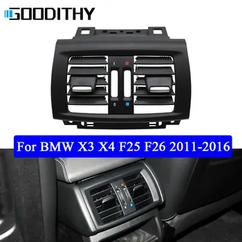 PN RHD Automobilių Juodosios Galinės Oro Kondicionavimo AC Ventiliacijos Grotelės Lizdo Skydelio Dangtelį Pakeisti BMW X3 X4 F25 F26 2011-2016