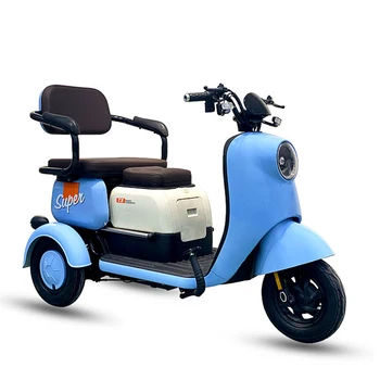 Poilsio Elektrinis Triratis Namų Mini Baterija Motociklo Su Trijų Dalių, Stabdžių Sistemos Dvigubo Smūgio Absorbcija