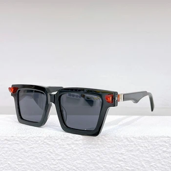 Prabangos prekės KUB Acetatas akiniai nuo saulės vyrų mados klasikinis aikštėje UV400 akiniai lauko rankų darbo moterų Maske Q2 SAULĖS AKINIAI