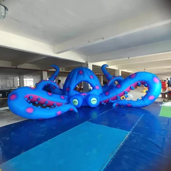 Pripučiami Aštuonkojai Individualų Vandenyno Įvykio Lauko 8m Giant Octopus DJ Booth Dome Etape Apdaila