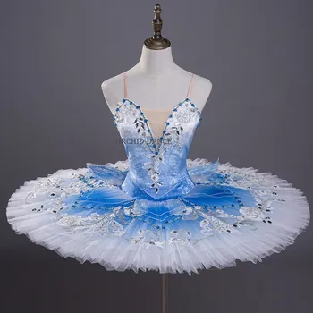 Profesionalūs Aukštos Kokybės Pasirinktinis Dydis 12 Sluoksnių Veiklos Dėvėti Suaugusiųjų Mėlyna Baleto Tutus Pardavimui