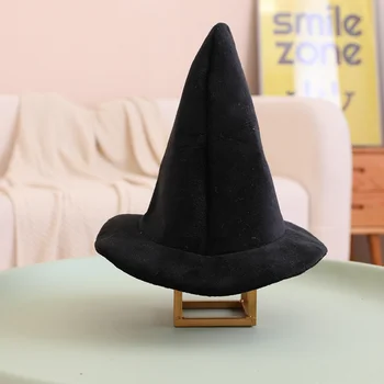 Ragana Skrybėlę Halloween Šventės Šalies Ragana Skrybėlę Apdailos Wizard Hat Šukuosena Foto Prop