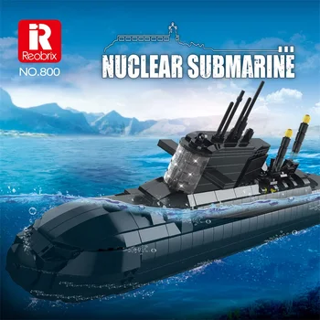 Reobrix 800 Karinių Serijos Strateginių Branduolinių Povandeninių Modelis Įspūdį Surinkti Blokai Gali Pradėti Vaikų Žaislai