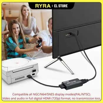 RYRA 1080P N64 Į HDMI Konverteris HDTV HDMI Laidas, Adapteris, Skirtas Nintend 64 SNES NGC Plug And Play Visiškai Skaitmeninė Ne Išorinis Maitinimo