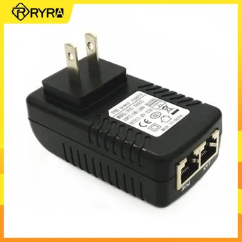 RYRA 1PCS 48V 0.5 A 100V-240V Konverteris Galios Modulis Ethernet Adapteris tiekia MUMS/ES Kištukas LED VAIZDO