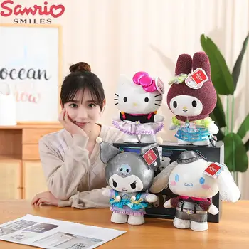 Sanrio Kuromi Kitty Naujas Kawaii Pliušiniai Žaislai Cinnamoroll Lėlės Išskirtinį Dovanų Dėžutėje Suteikti Atostogų Dovanų Draugams ir Vaikams