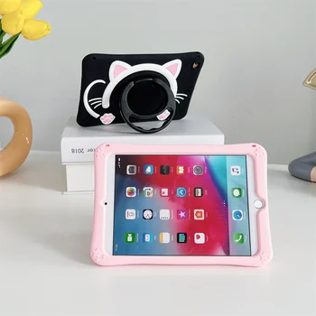 Silicio Tablet Atveju Xiaomi Trinkelėmis 6 MiPad 6 Pro 2023 11 colių Minkštas Sukasi Stendas Vaikai Saugiai Atveju Animacinių filmų Funda atsparus smūgiams Dangtis