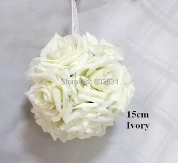 SPR Nemokamas pristatymas 15CM*20pcs Pomander rožių kamuolį vestuvių bučiavosi gėlių kamuolys šalis/namų puošybai flowe