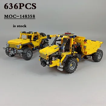 SS-148358 42122 Sujungtas savivartis Modelis Modulinės Žaislas Įdomus Sunkvežimių 636PCS Blokai Žaislai Vaikams, Gimtadienio dovana, Kalėdų