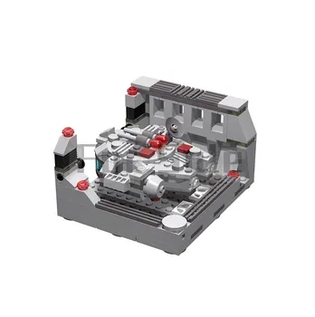 SS-6103 Jungiamojo Bay Mini Millennium Falcon pagal Timeremembered Building Block Modelis Spliced Žaislas Įspūdį Vaikams Dovanų