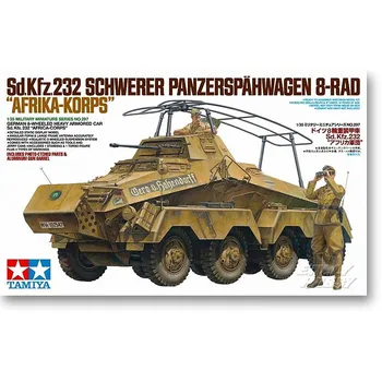 Tamiya 35297 1/35 Sd.Kfz 232 Schwerer Panzerspahwagen 8-RAD Sunkiųjų Šarvuotų Transporto priemonių Surinkimo modelių Kūrimo Rinkinių, Skirtų Suaugusiems 