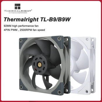 Thermalright TL-B9/B9W 92mm PWM 4PIN Atveju aušinimo Ventiliatorius 2500RPM Aukštos kokybės oro slėgio radiatorius, Ventiliatorius