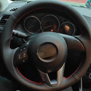 Tinka Mazda 3 2014 2015 2017 Rankomis siuvami Odinis Vairas Dangtis