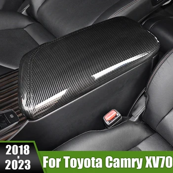 Toyota Camry XV70 70 2018 2019 2020 2021 2022 2023 ABS Automobilių Konsolė Porankiu Saugojimo Dėžutės Rėmas Skydelio Apdaila Dangtelio Lipdukas