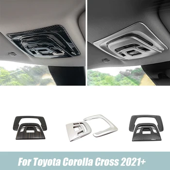Toyota Corolla Kryžiaus VISUREIGIS 2021 2022 LHD ABS Mediena/Anglis Automobilio Priekinės Galinės Skaitymo lengvas Rėmas Stogo Lempos Apdaila Dangtelio Lipdukas