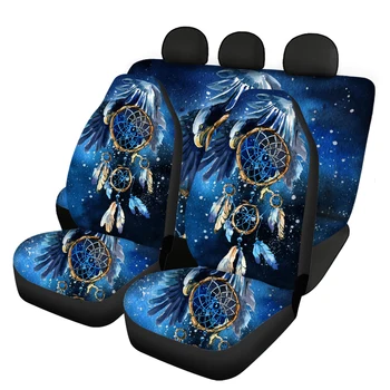 Universalus Automobilių Sėdynių užvalkalai, neslidžia Aukštos Kokybės Viršelio Žvaigždžių Dream Catcher Galinės Sėdynės Pagalvėlės, Patogus Automobilio Salono Sėdynės