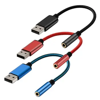 USB 3,5 mm Adapterį Jungiantį mobiliųjų telefonų Ausinės, Kabelis Konverteris, skirtas apple Ausines, Adapteris,