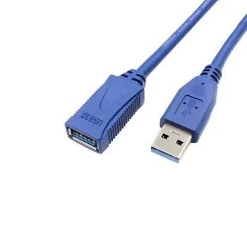 USB Vyrų ir Moterų USB Vyrų ir Moterų Kabelis Vario Blue USB Extender Laidas 0,3 m/1m/1.5 m/3m/5m USB Pratęsti Liniją, skirtą Kompiuterį