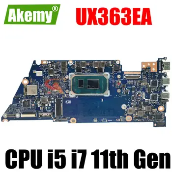UX363EA Mainboard ASUS Zenbook Apversti 13 UX363 BX363EA RX363EA UX363E Nešiojamas Plokštė i5 i7 11 Gen 8G/RAM 16G