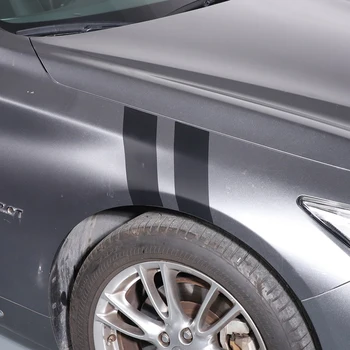 Už Infiniti Q50 2015-2022 minkštas anglies pluošto Automobilio Vairuotojas sporto modelio pereiti Skydelio dangtelį Apdaila lipdukas Automobilių Reikmenys