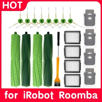 Už IRobot Roomba i3 i6 i7 i7+ i8 E5 E6 E&I Serijos Atsarginės Dalys Ritinio Šoninis Šepetys Hepa Filtras, popierinis Maišelis Robotas Dulkių siurblys