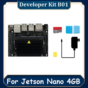 Už Jetson Nano 4GB Programavimo Robotas Įterptųjų Giliai Mokymosi Lenta Su Maitinimo Adapteris 