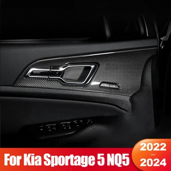 Už Kia Sportage 5 NQ5 2022 2023 2024 Sportage Hibridas X GT Line HEV Anglies Pluošto Automobilių Vidinė Durų Rankena Rėmo Dangtis Priedai