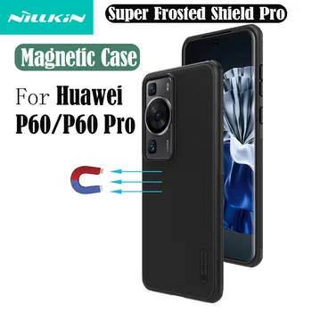 Už MagSafe Už Huawei P60 Pro Atveju Nillkin Matinio Shield Pro TPU Rėmelio Magnetinio Atveju Belaidžio Įkrovimo Galinio Dangtelio Huawei P60